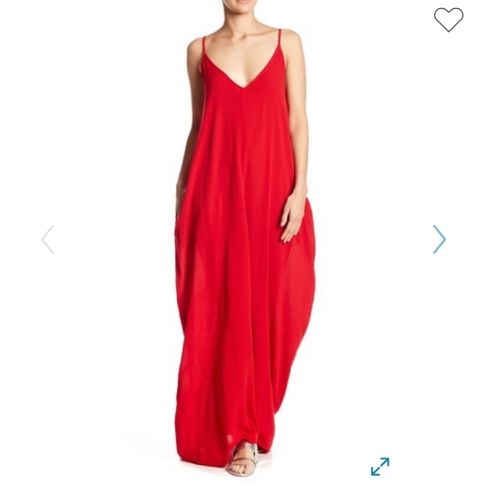 Love Stitch Gauze Maxi Dress